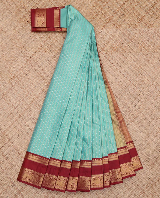 Blue Traditional Budget Silk Saree