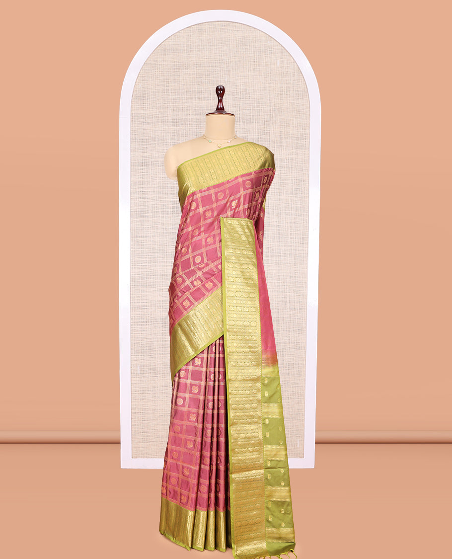 Pink Budget Silk Saree