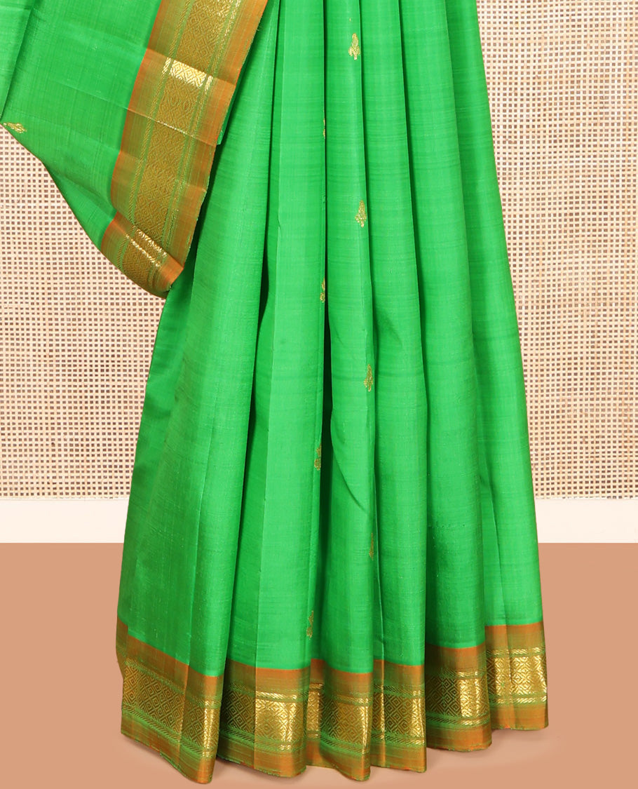 Green Kanchipuram Silk Saree