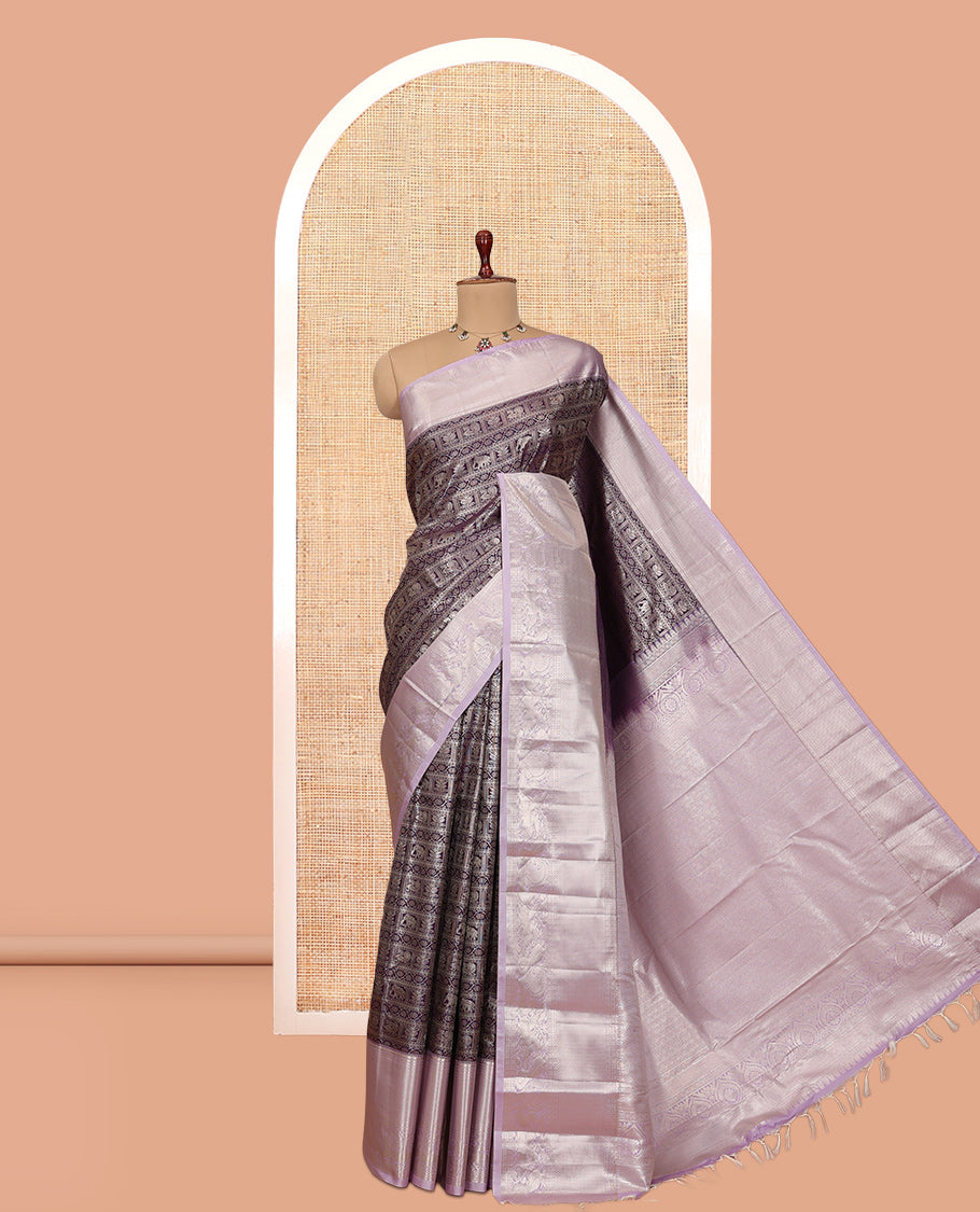 Purple-Lavender Budget Silk Saree