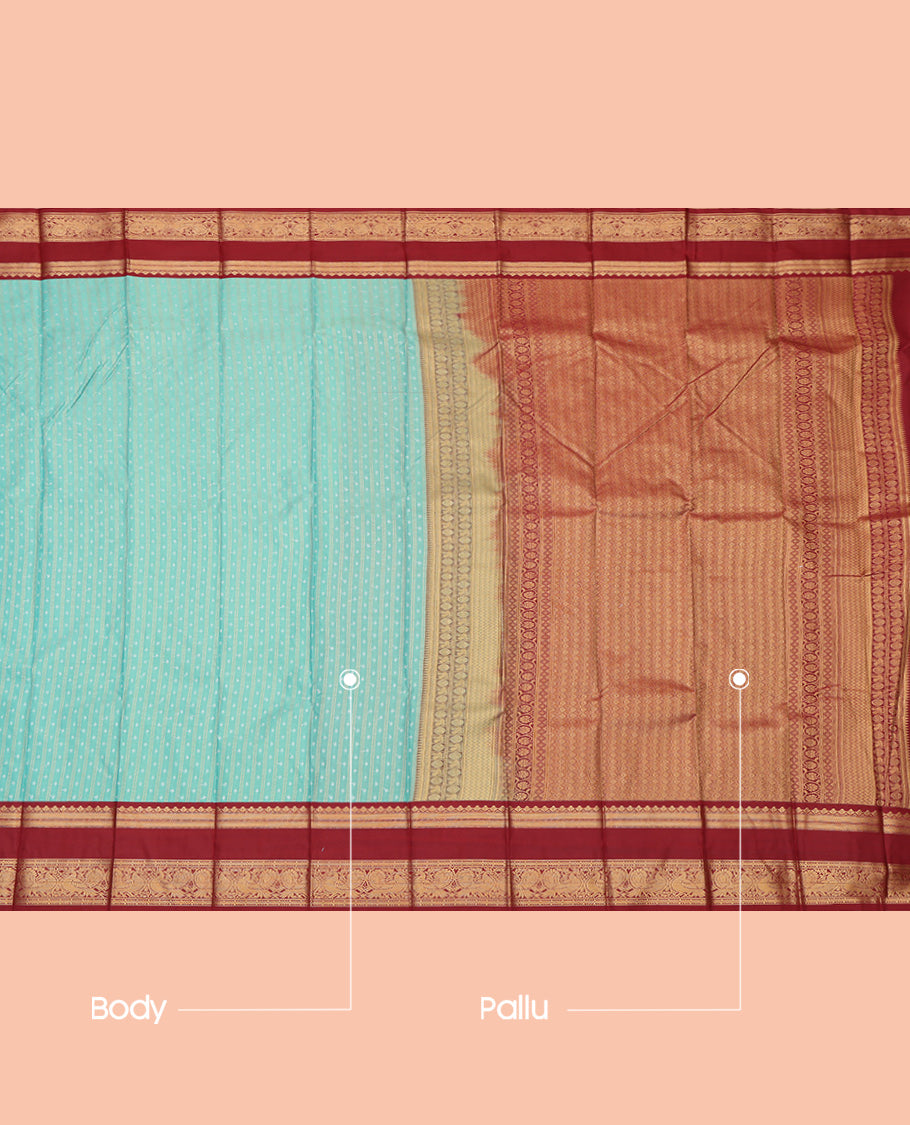 Blue Traditional Budget Silk Saree
