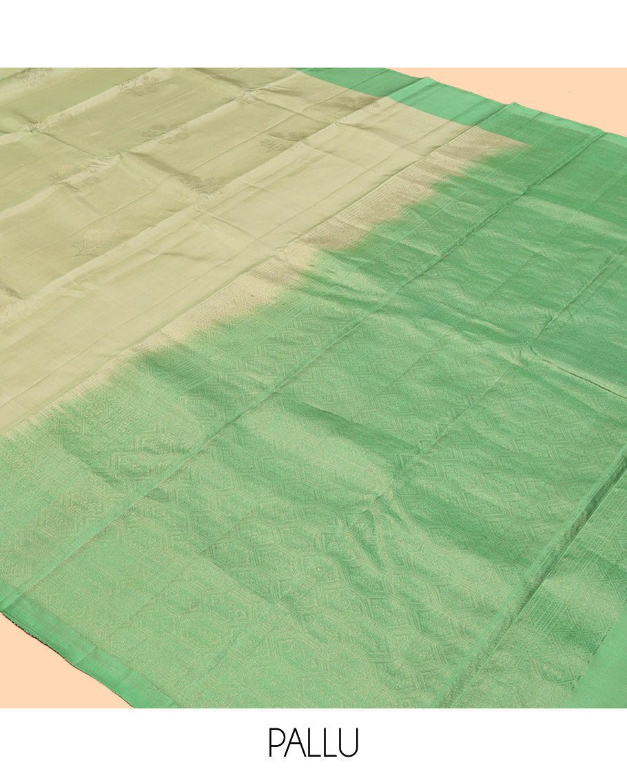 Green Mayuri Lite Silk Mix Saree