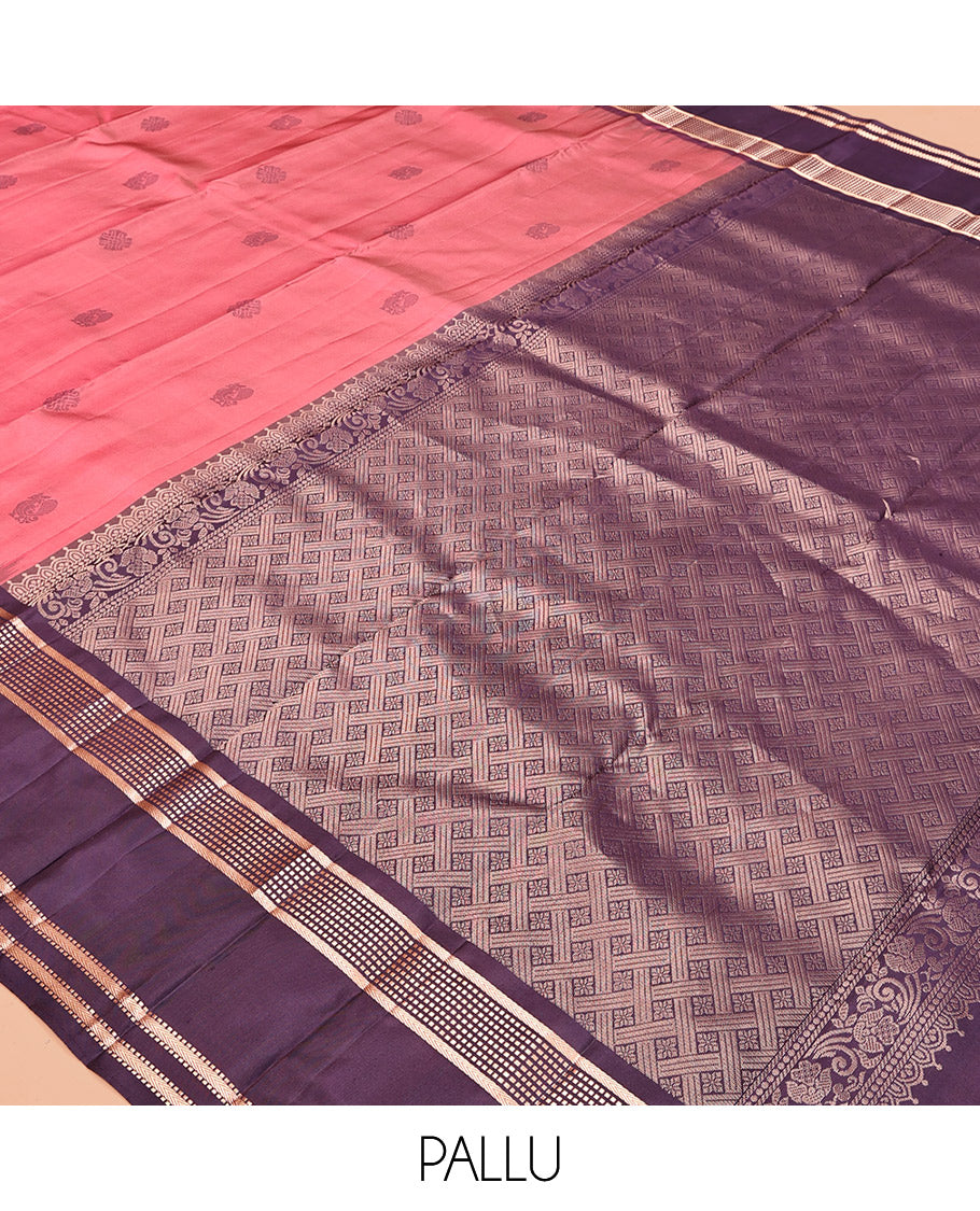 Pink Mayuri Soft Silk Saree