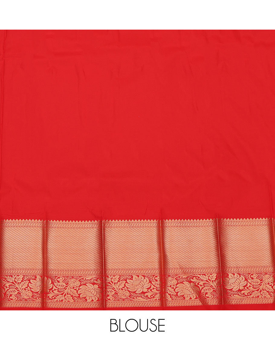 Yellow Budget Silk Saree