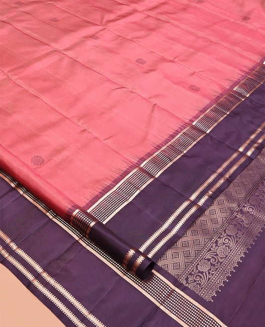 Pink Mayuri Soft Silk Saree