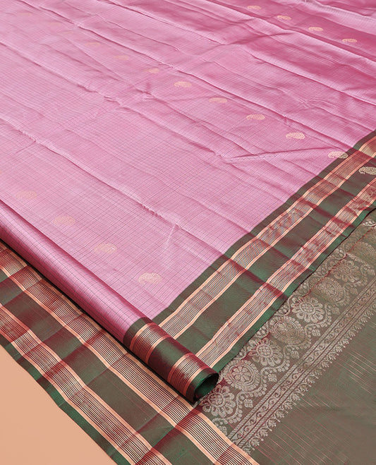 Pink Mayuri Lite Silk Mix Saree