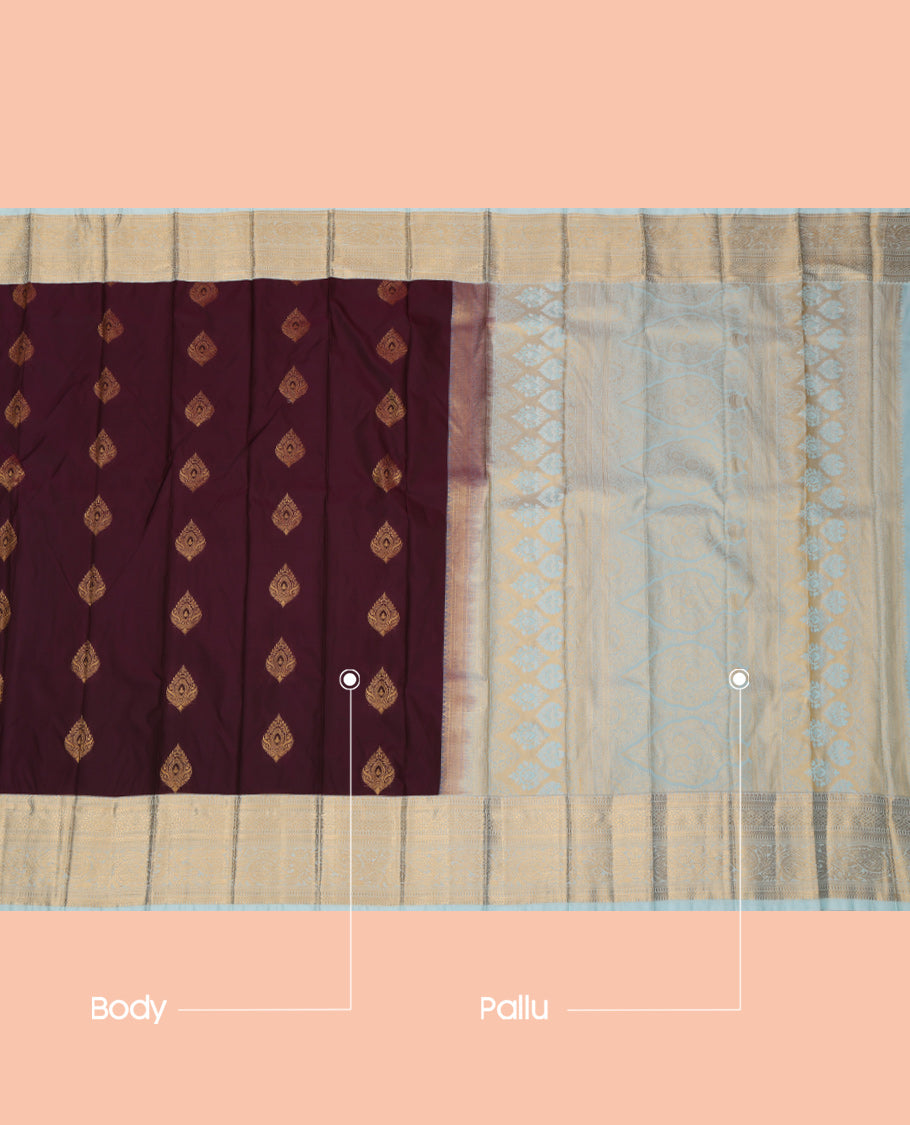 Brown Budget Silk Saree