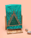 Green Aari Blouse Material