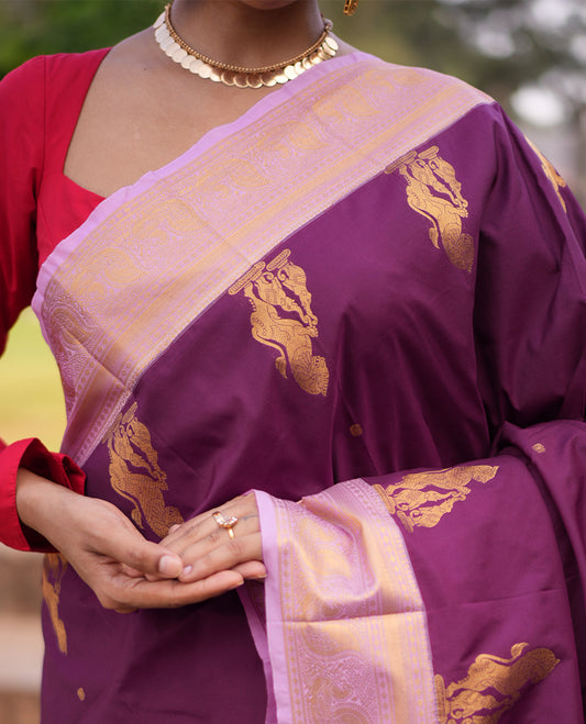 Purple Budget Silk