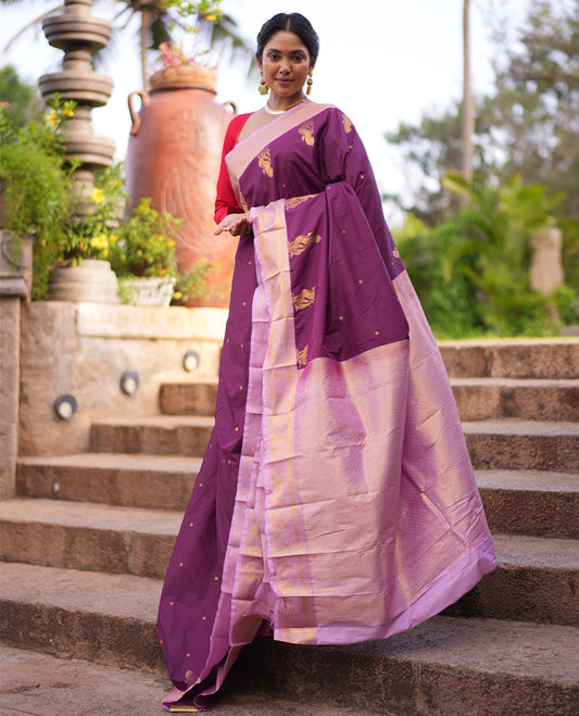 Purple Budget Silk