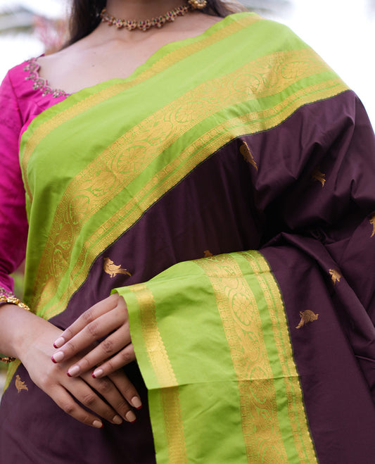 Brown Budget Silk