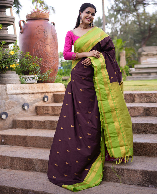 Brown Budget Silk