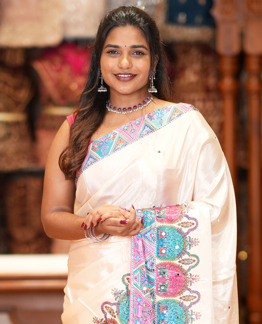 Light Chikku Masakali Saree