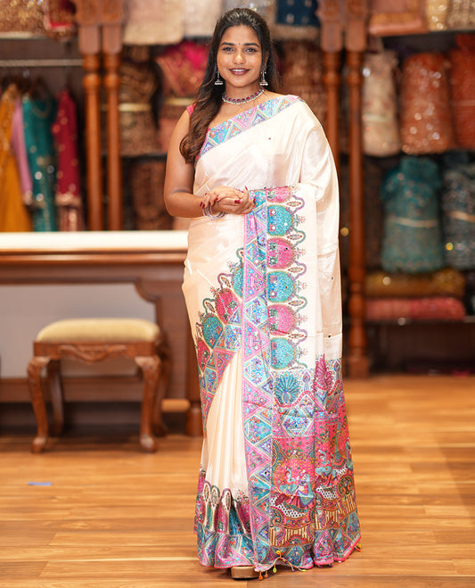 Light Chikku Masakali Saree