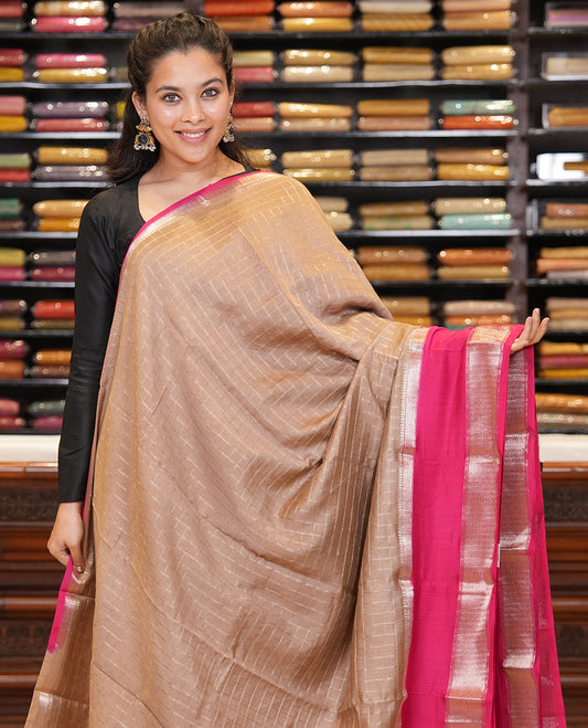Chikku-Rani Assam Silk Saree