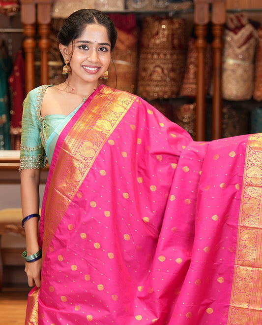 Rani Pink Budget Silk Saree