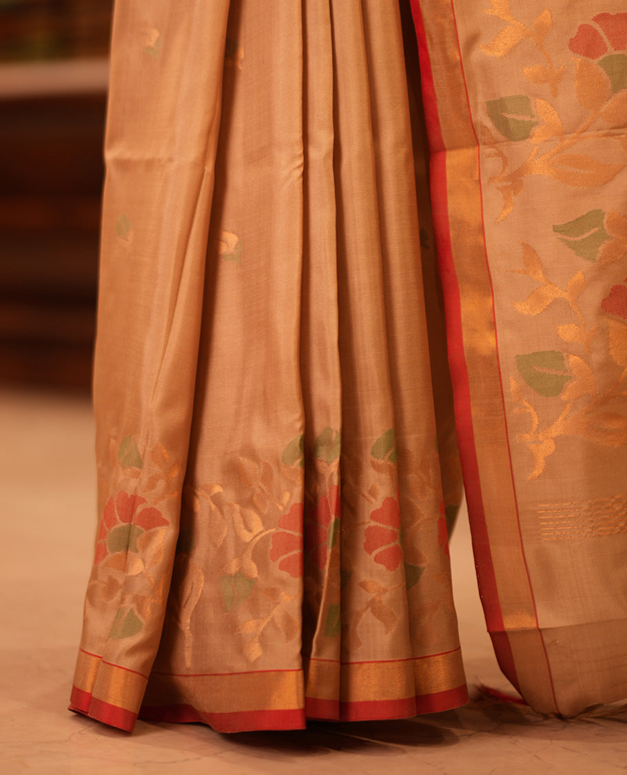 Light Gold Uppada Silk