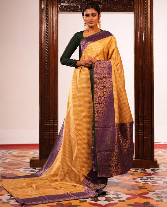 Mehendi Fancy Mysore Silk Saree