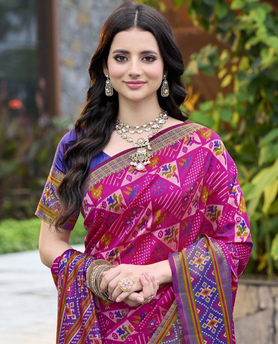 Rani Fancy Raw Silk Designer Catalog Saree