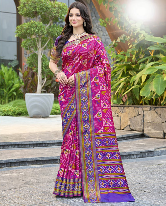 Rani Fancy Raw Silk Designer Catalog Saree