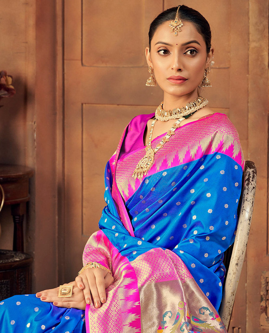 Blue Buttas Designer Catalog Saree