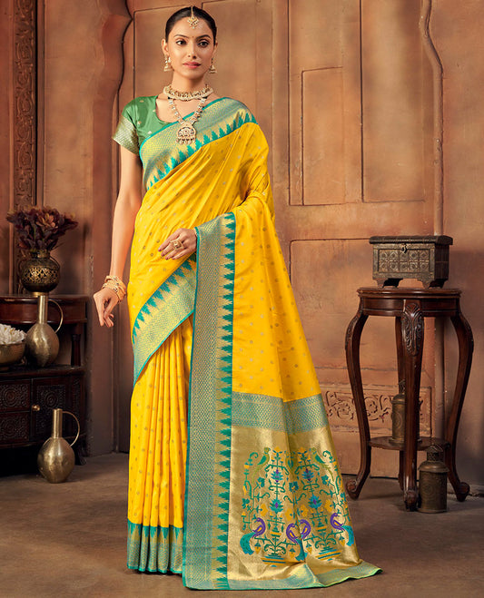 Yellow Buttas Designer Catalog Saree